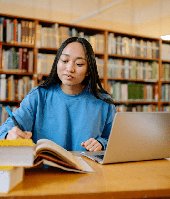 A student hires academic translation service in Alexadria.