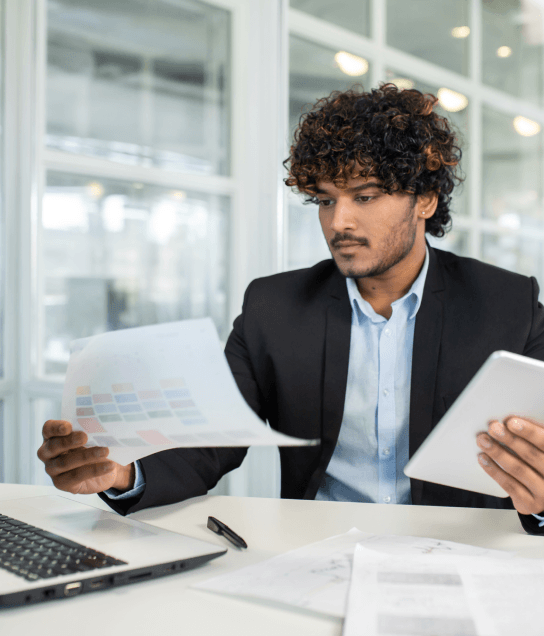 An expert translator in Virginia works diligently on accurate legal document translation, ensuring proper legal terminology.