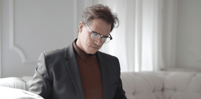 A translator checks the documents for certified translation in Alexandria.