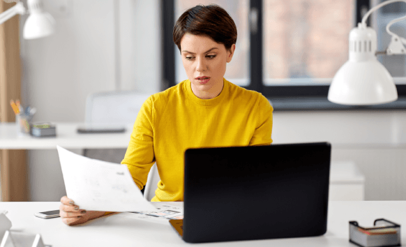 Client utilizing certified translation services for divorce documents in Virginia, for businesses and legal professionals.