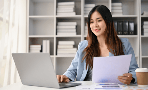 A translator works on a legal document translation for court use, ensuring accuracy and proper formatting in Virginia.