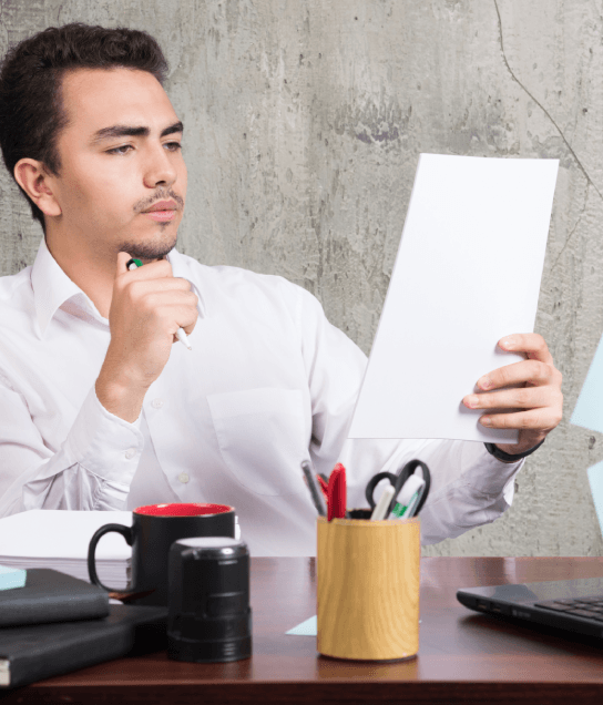 Customer using notarized translation services in Virginia for legal professionals, ensuring accuracy and authenticity.